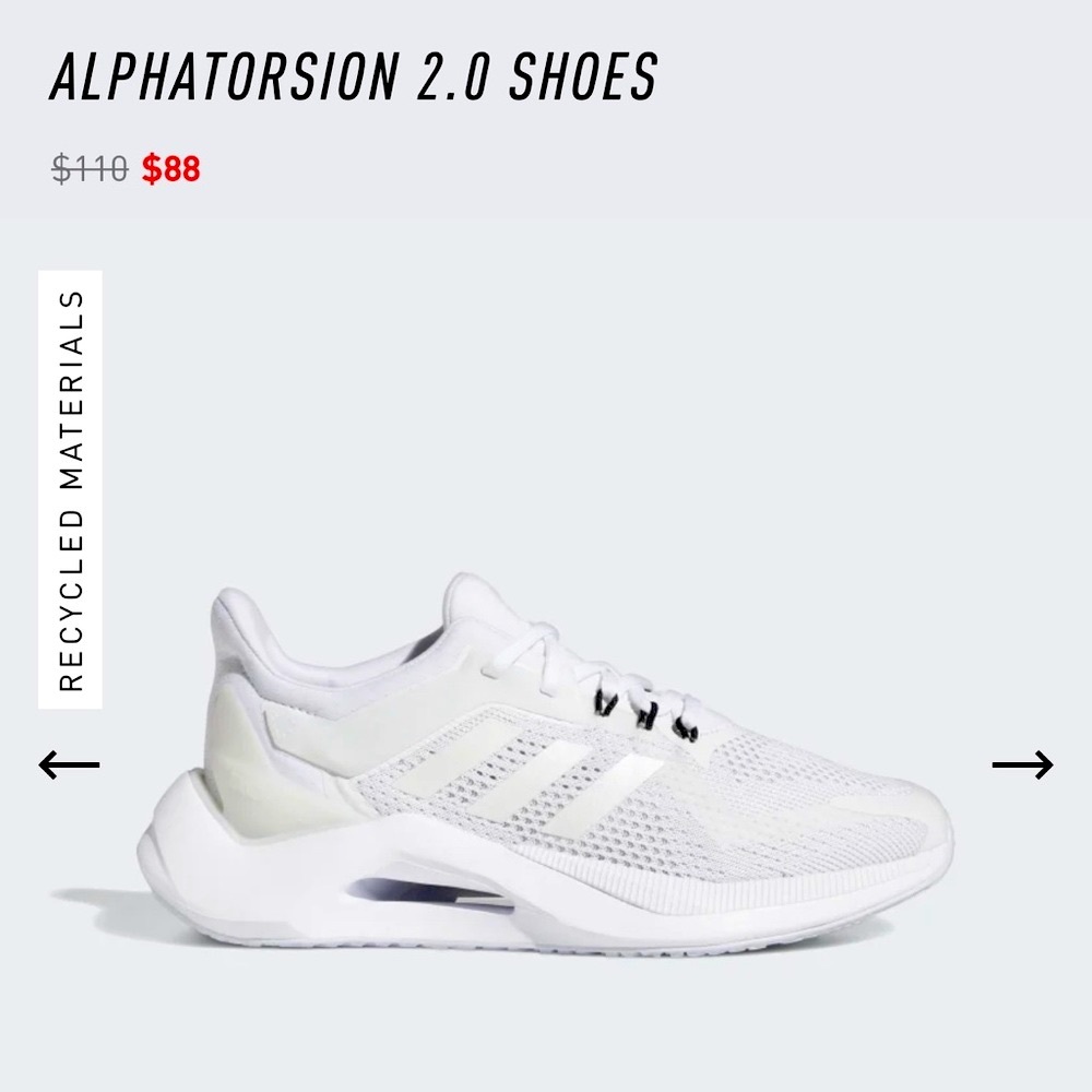 Adidas Women’s Alphatorsion 7.5 Brand New